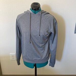 Bebe sport grey white and black hoodie